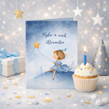 Tarjeta de cumpleaños con nombre o texto personali