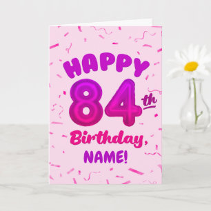 Tarjeta de cumpleaños con nombre personalizado núm