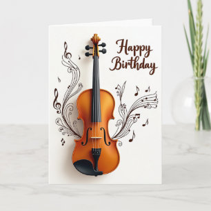 Tarjeta de cumpleaños con notas giratorias