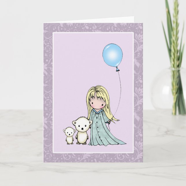 Tarjeta de cumpleaños con osos (Anverso)