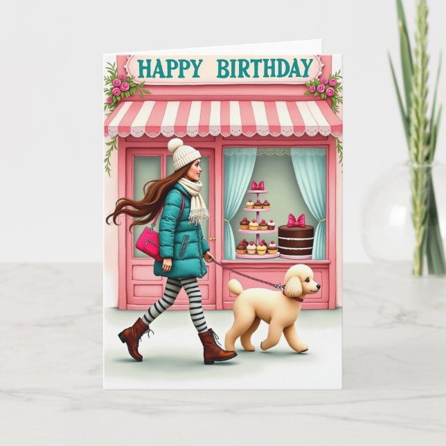 Tarjeta de Cumpleaños con Paseo (Anverso)