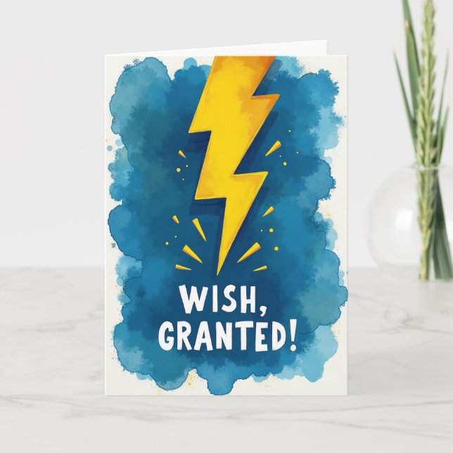 Tarjeta de cumpleaños con perno amarillo (Anverso)