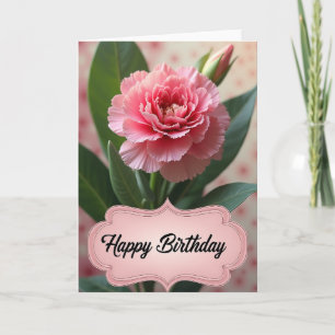 Tarjeta de cumpleaños con pétalos arrugados adorab