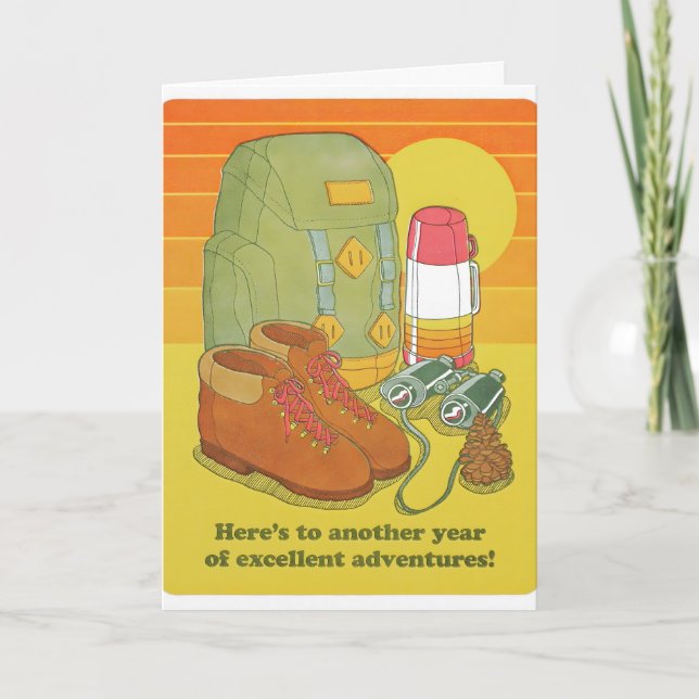 Tarjeta de cumpleaños con relieve de letra de Exce (Anverso)