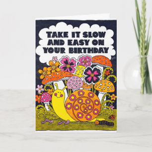Tarjeta de Cumpleaños con Relieve 'Tómalo con Calm