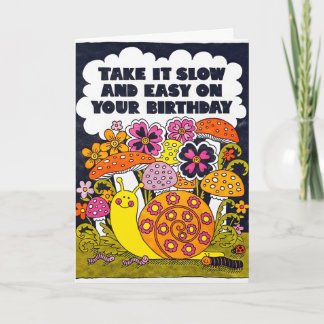 Tarjeta de Cumpleaños con Relieve 'Tómalo con Calm