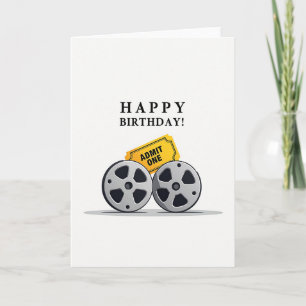 Tarjeta de Cumpleaños con Rollo de Película