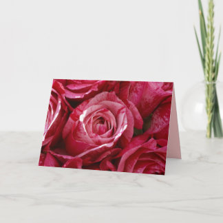 Tarjeta de cumpleaños con rosas y texto