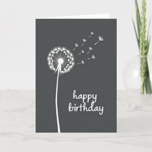 Tarjeta de cumpleaños con semilla deseosa