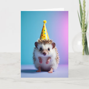 Tarjeta de cumpleaños con sombrero de amigo espino