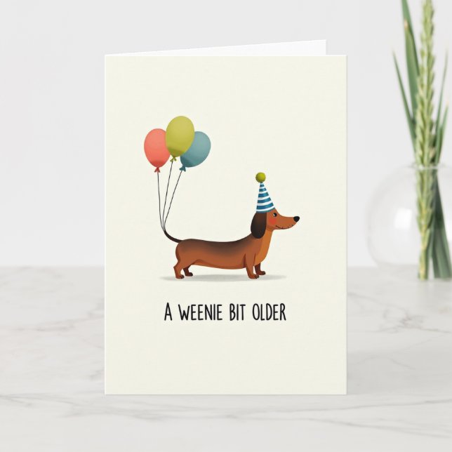 Tarjeta de cumpleaños con sombrero de cachorro fie (Anverso)
