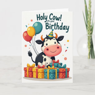 Tarjeta de cumpleaños con sombrero de fiesta de va