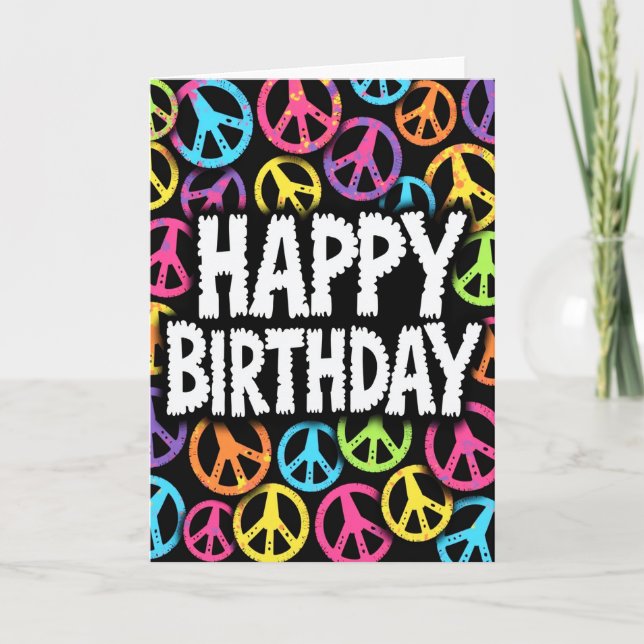Tarjeta de cumpleaños con spray de pintura dulce (Anverso)