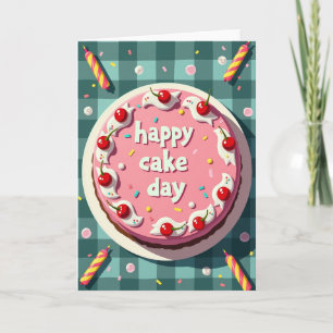 Tarjeta de cumpleaños con sprinkles