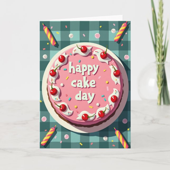 Tarjeta de cumpleaños con sprinkles (Anverso)
