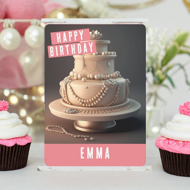 Tarjeta de cumpleaños con temática de joyas (Subido por el creador)