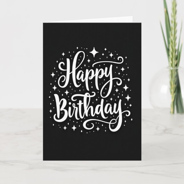 Tarjeta de cumpleaños con texto dulce (Anverso)