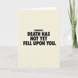 Tarjeta de cumpleaños con texto en negrita