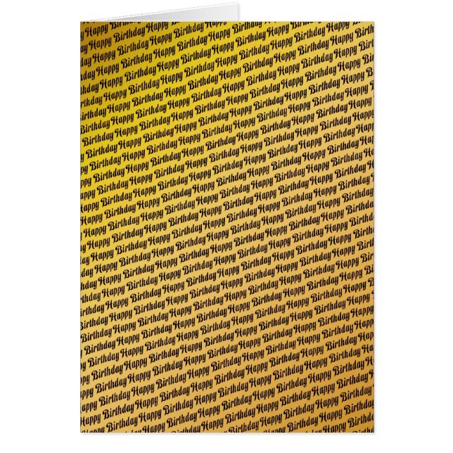 Tarjeta de cumpleaños con texto extensible (Frente)