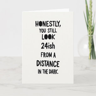 Tarjeta de cumpleaños con texto ingenioso