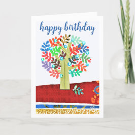Tarjeta de cumpleaños con un poema de sueños dulce
