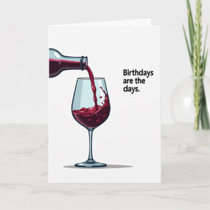 Tarjeta de cumpleaños con vertido y salpicadura