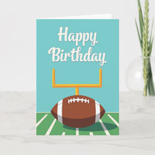 Tarjeta de cumpleaños con vista de campo dulce