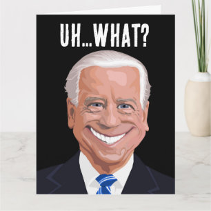 TARJETA DE CUMPLEAÑOS CONFUSA DE JOE BIDEN DIVERTI