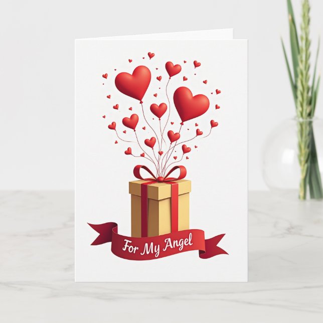 Tarjeta de cumpleaños corazones dulces (Anverso)