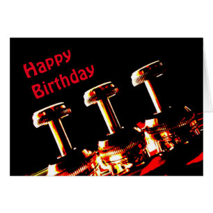 Tarjeta de cumpleaños Cornet Valves
