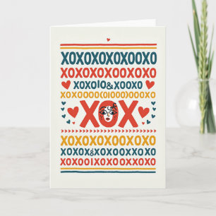 Tarjeta de cumpleaños cósmico abrazo
