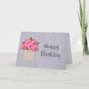 Tarjeta de cumpleaños Country Crock Of Peonies