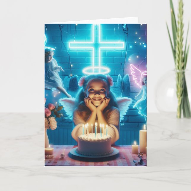 Tarjeta de cumpleaños cristiana (Anverso)