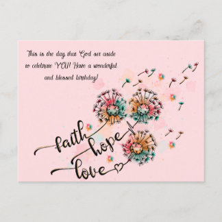 Tarjeta de cumpleaños cristiana