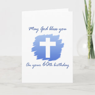 Tarjeta de cumpleaños cristiana 60