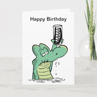 Tarjeta de cumpleaños Croc de Old Man