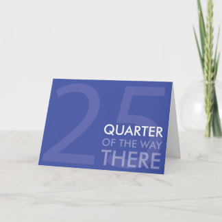 Tarjeta de cumpleaños cuarta feliz del siglo