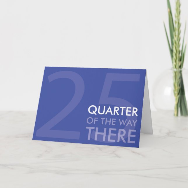 Tarjeta de cumpleaños cuarta feliz del siglo (Anverso)