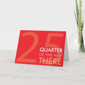 Tarjeta de cumpleaños cuarta feliz del siglo