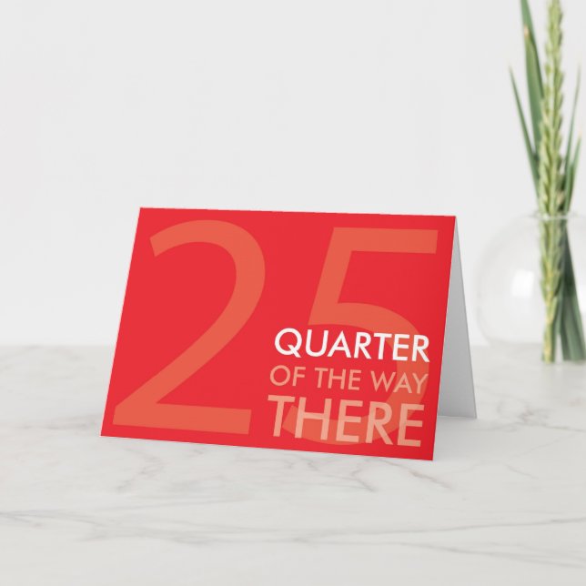 Tarjeta de cumpleaños cuarta feliz del siglo (Anverso)