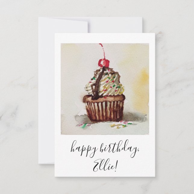 Tarjeta de cumpleaños Cubierta (Anverso)