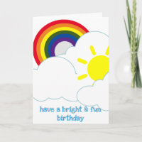 Tarjeta de cumpleaños - Cumpleaños LGBT Bright & F