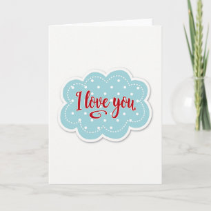 Tarjeta de Cumpleaños Cute I Love You