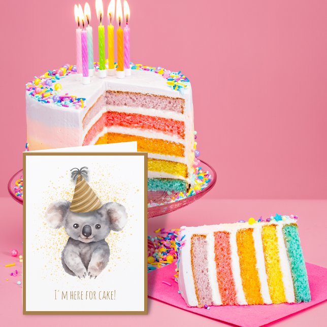 Tarjeta de cumpleaños Cute Koala (Subido por el creador)