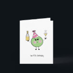 Tarjeta de cumpleaños Cute Pea - Cute, Funny, Kawa<br><div class="desc">Un estilo Kawaii,  tarjeta de cumpleaños divertida con una linda foto de Pea con las palabras "Cumpleaños Ha-pea El mensaje interno puede ser personalizado si lo deseas.</div>