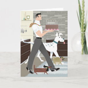 Tarjeta de cumpleaños Daddy Cake