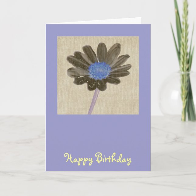 Tarjeta de cumpleaños Daisy (Anverso)