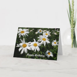 Tarjeta de cumpleaños Daisy