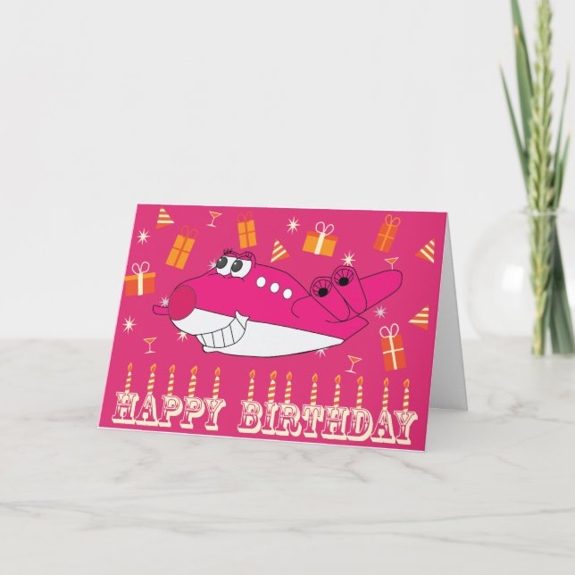 Tarjeta de cumpleaños Daisy (Anverso)