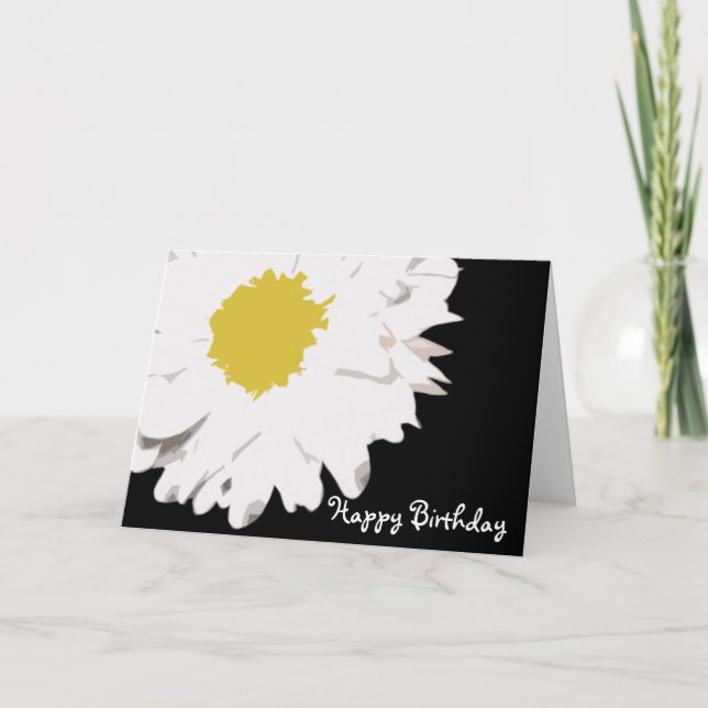 Tarjeta de cumpleaños Daisy (Anverso)